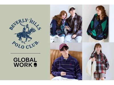 気負わないのに、品よく決まる。GLOBAL WORKから「BEVERLY HILLS POLO CLUB」別注コレクションが 2026年9月15日（火）より先行予約開始！
