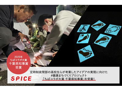 定時制夜間部の高校生らが考案したアイデアの実現に向けた #健康まちづくりプロジェクト が「ちばコラボ大賞 千葉県知事賞」を受賞！