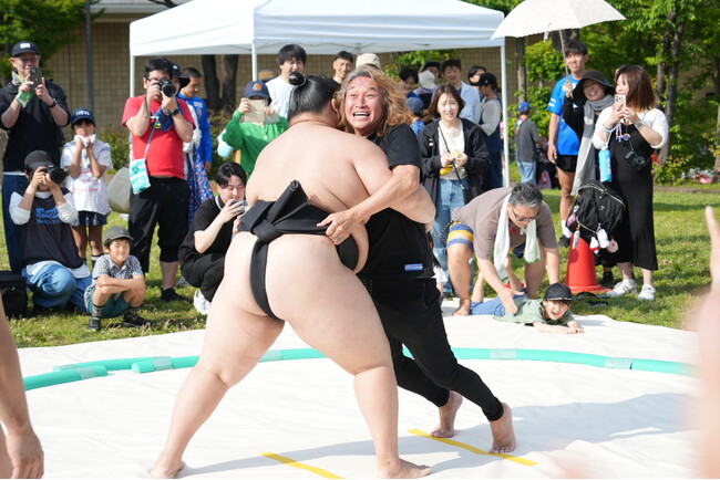 南葛ＳＣ、大島部屋と盛り上げたホーム戦開幕イベントが大盛況