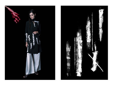 アートを「鑑賞する」ものから、「纏う」ものへ　＜墨アート×ちりめん＞で、着物の常識を変える「和のタウンウェア」が誕生　美・Eiko 新作コレクション発表および展示会 ＜12月2日開催＞