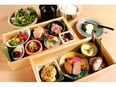 大阪・梅田から日本の農業を応援！全国の地域産品を詰め込んだハレの日ランチ2月19日(月)より農絆卓恵 茶...