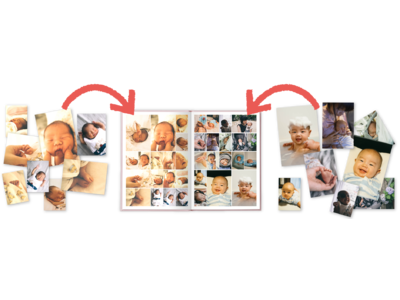 フォトブックサービス「Year Album(イヤーアルバム)」に最大1,656枚の画像をレイアウトできる新機能を搭載　子供の自然な姿を捉えた画像を自動で提案する機能を更に強化!