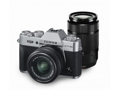 小型軽量ボディに最新の機能を搭載した究極の高画質カメラに待望の望遠レンズキットを追加！　ミラーレスデジタルカメラ「FUJIFILM X-T30ダブルズームレンズキット」発売のお知らせ