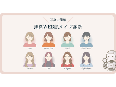 AIによる「無料WEB顔タイプ診断」を正式リリース