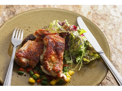 山口県が推進する「新ご当地グルメ」開発メニュー【長州どりのポワレ 彩野菜のバターソース】を2026年1月より提供開始☆1月限定の季節メニューは「今月しか食べられない」特別感を。