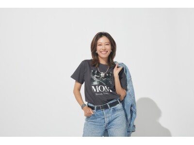 里田まいプロデュースブランドより新作Tシャツ「MOM T」4/26 発売！