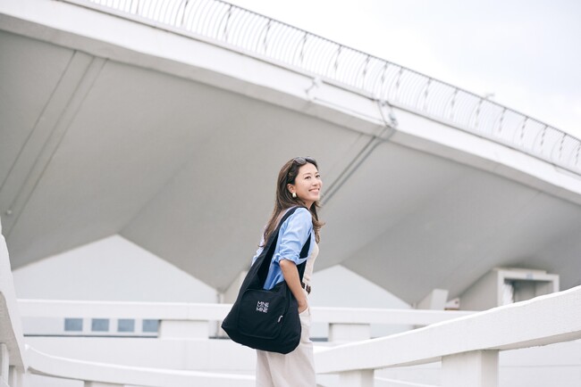 里田まいプロデュースブランド「THE MINE COLLECTION」7/14(月)「新商品 たためる2wayバッグ」販売開始のお知らせ