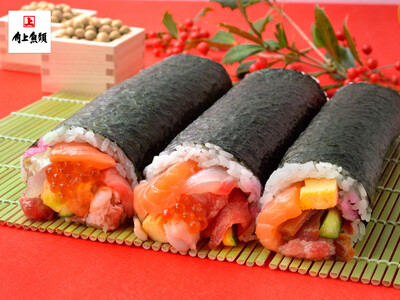 【角上魚類】鮮魚専門店こだわりの「恵方巻」は、中トロ・ウニ・いくらなど海の幸を凝縮。全店で1月13日(火...