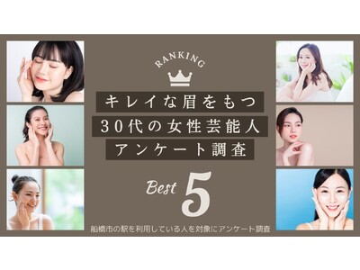 【キレイな眉をしている30代の女性芸能人を調査】船橋市の駅を利用・通過している人にアンケート
