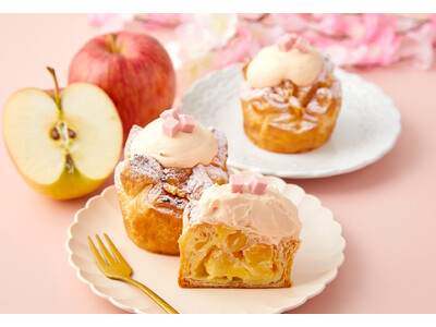 春到来！“桜スイーツ”新作「Apple Cup さくら」を 焼きたてパイ専門店「PIE mania（パイマニア）」で2月16日(月)より季節限定で販売