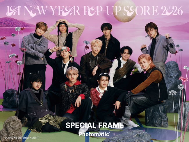 SHIBUYA109で開催される『INI NEW YEAR POP-UP STORE 2026』にPhotomaticのセルフフォトブースが出展