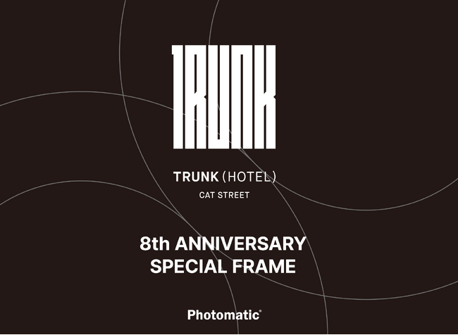 TRUNK HOTEL CATSTREETの8周年記念で韓国発のセルフフォトブース「Photomatic」が登場