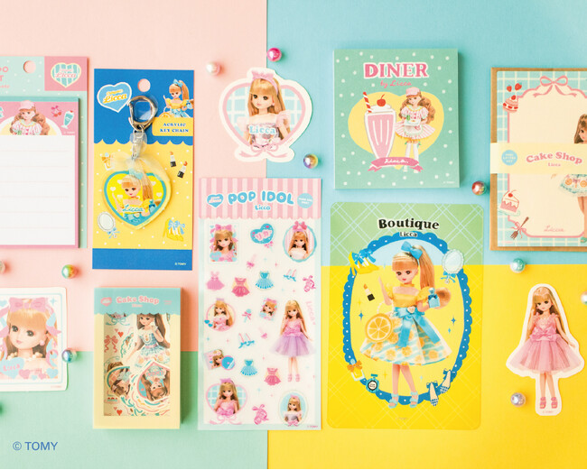 リカちゃんが様々な紙文具や雑貨に！古川紙工から『Oshigoto Licca』シリーズが登場