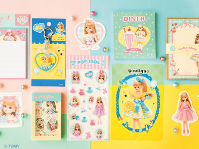 リカちゃんが様々な紙文具や雑貨に！古川紙工から『Oshigoto Licca』シリーズが登場