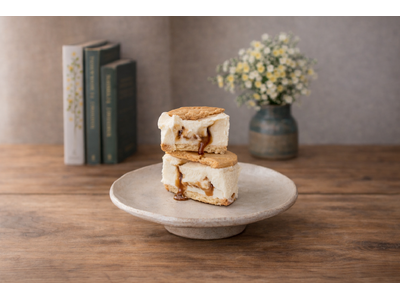 【WASHI CAFE 紙遊】1周年記念、岐阜県産米粉「ハツシモ」使用のアイスクッキーサンドをオンライン販売開始