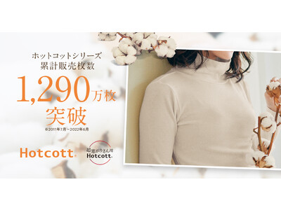 綿混発熱インナー「Hotcott(R)」のポップアップショップ シャポー市川に１１月３０日より期間限定オープン