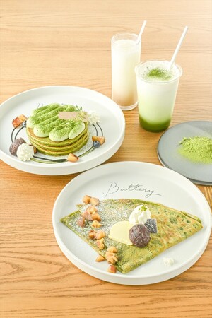 【Buttery Cafe】抹茶×あんこのバタークレープが新登場！5月限定「Green Tea Fair」開催