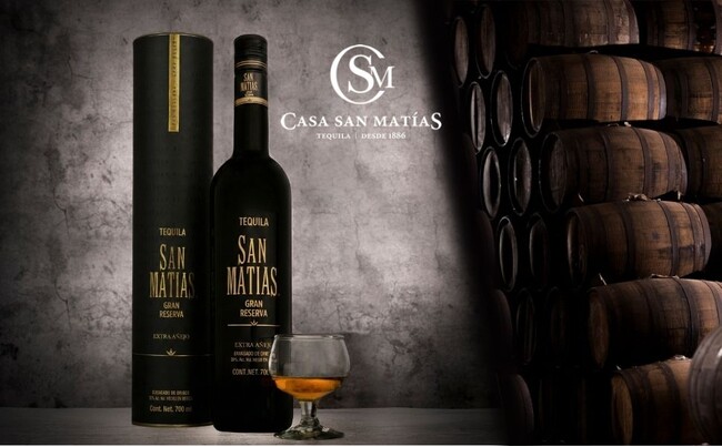 【新発売】1886年創業のテキーラ老舗蒸留所カサ・サンマティアス社より”熟成テキーラ”エクストラアネホ〈サンマティアス・グランレゼルバ〉を販売開始