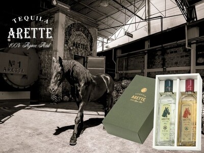 【新発売】午年に名馬のテキーラを贈る。100%アガベ無添加クラフトテキーラ「Arette（アレッテ）」飲み比べギフトセットを販売開始