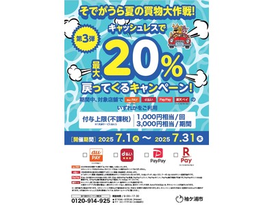 【千葉】「そでがうら夏の買物大作戦」を実施します！