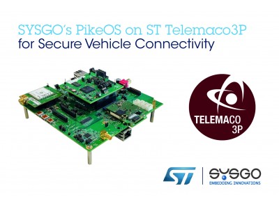SYSGOとSTマイクロエレクトロニクス、セキュアな自動車用通信技術をCES 2020で展示