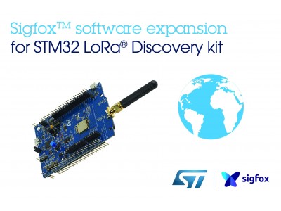 IoT機器の開発向けにSTM32マイコン用Sigfox(TM)通信組込みソフトウェアを発表