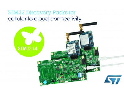 パートナー・サービスの無償トライアルで、セルラーとクラウドの接続を簡略化する新しいSTM32 Discovery Packを発表