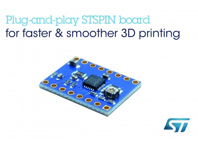 オープンソースの3Dプリンタの性能を向上させる高速・高精度モータ・ドライバ評価ボードを発表