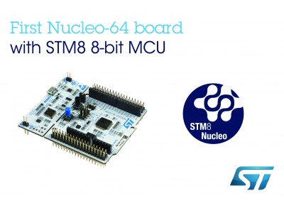 STM8ファミリのオープンソース・ハードウェア開発環境であるSTM8 Nucleoボードを発表