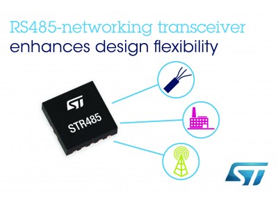 設計の簡略化と基板の小型化を可能にする柔軟性に優れたRS485トランシーバを発表