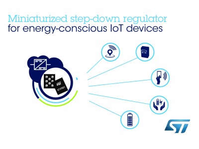 IoT機器の省電力・省スペース化に貢献する低自己消費電力かつ高効率の降圧コンバータを発表