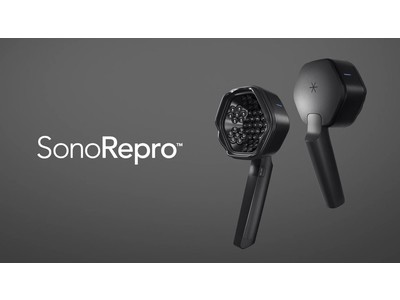 落合陽一氏率いるピクシーダストテクノロジーズと共同開発した超音波ヘアケアデバイス「SonoRepro(TM)」の先行販売をMakuakeにて7月1日より開始