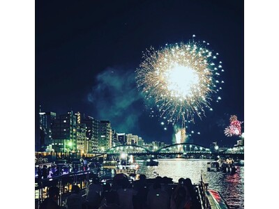 【7月25日開催】隅田川花火大会を“水上の特等席”で｜屋形船観覧プランの予約開始（屋形船晴海屋）