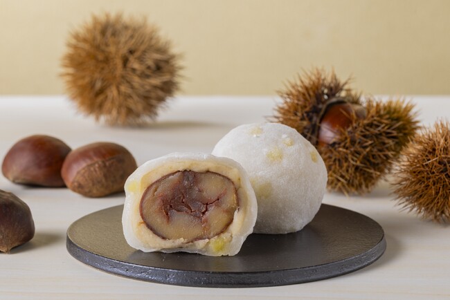 【新商品】弁才天が、秋の味覚「栗」に初挑戦！ー渋皮栗を丸ごと包んだ贅沢な「弁才天謹製　秋の丸ごと栗大福」ほか、秋の新作3種が登場ー
