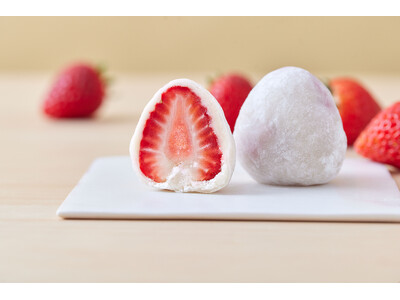 フルーツ大福「弁才天」　希少な高級夏いちご「虹の果」を使用した、季節限定いちご大福を発売