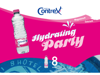 「Contrex(コントレックス)」と「8HOTEL CHIGASAKI」のコラボイベント「Hydrating Party」イベントレポート
