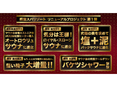 照葉スパリゾート本店　リニューアルプロジェクト第１弾始動！リニューアル記念イベント開催！