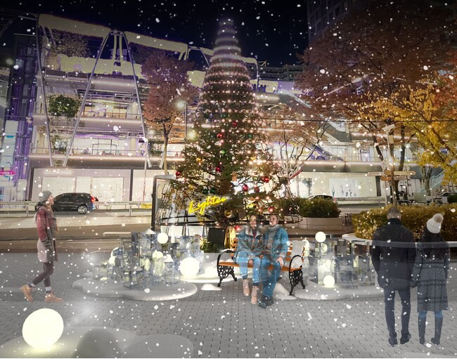 美白ハミガキ『Lightee(ライティー)』が渋谷をホワイト一色に演出！クリスマスイベントを12月24日(日)・25日(月)に開催決定！のメイン画像