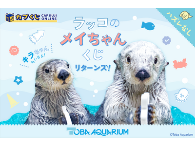 『鳥羽水族館』のアイドルが帰ってきた! 「ラッコのメイちゃん」の誕生日を、可愛らしいグッズでお祝いします!