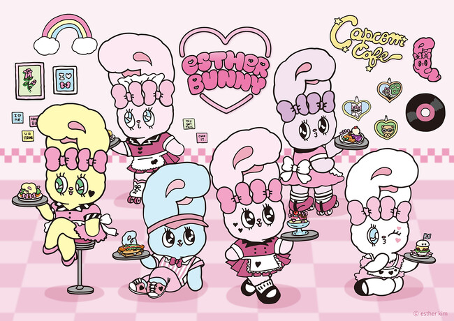 韓国発の大人気キャラクター「ESTHER BUNNY（エスターバニー）」カプコンカフェでのコラボが開催決定！