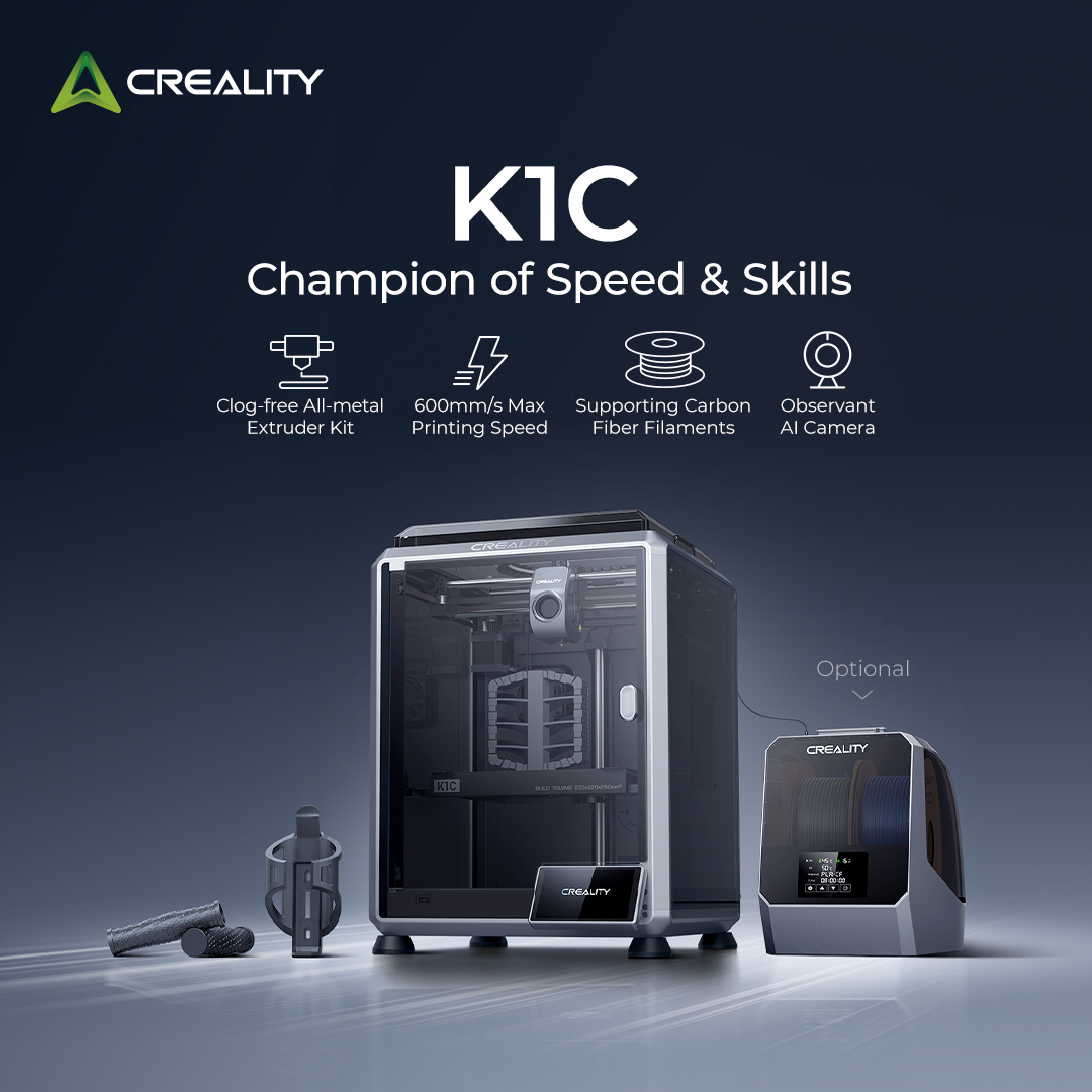 カーボン 3D プリンター「Creality K1C」本日発売！ | Shenzhen