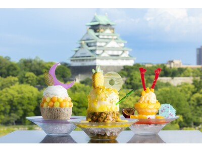 ダブルツリーbyヒルトン大阪城 「パインアメ」とのコラボかき氷を含む3種の【かき氷 戦国三大武将】を7月...
