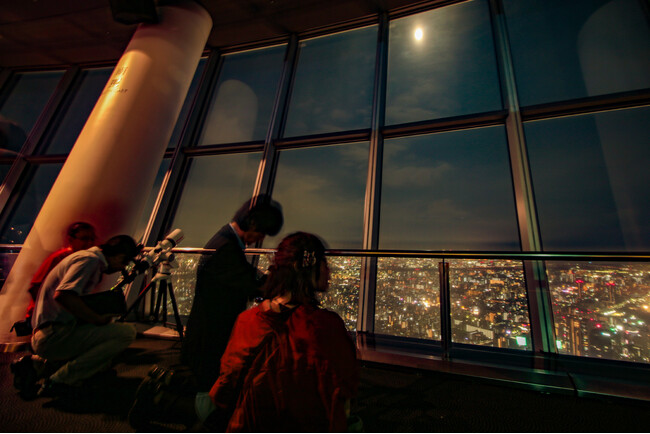 “天体望遠鏡でのぞく、月の素顔。”10月6日（月）、10月7日（火）、11月5日（水）開催東京スカイツリー（R）「名月鑑賞会」に協力