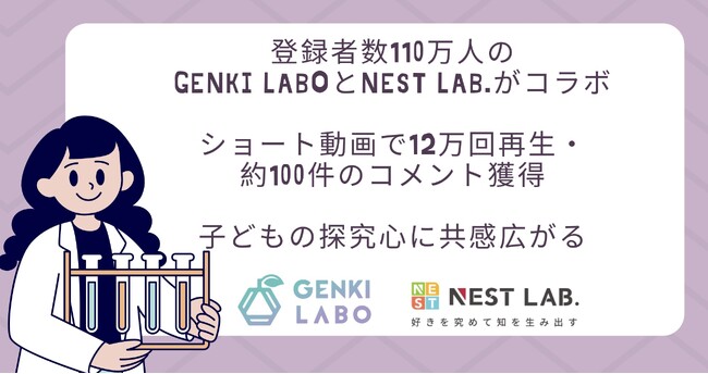 登録者数110万人のGENKI LABOとNEST LAB.がコラボ