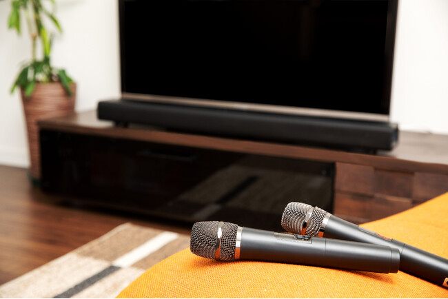 家庭用カラオケサウンドバー　BSフジショッピングで発売！