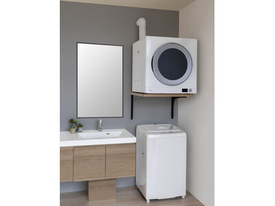 洗濯家事を時短化。乾太くんが設置できる「ガス衣類乾燥機用棚板セット」を発売