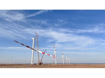 エジプトで建設中の「Gulf of Suez Wind FarmII」を増設