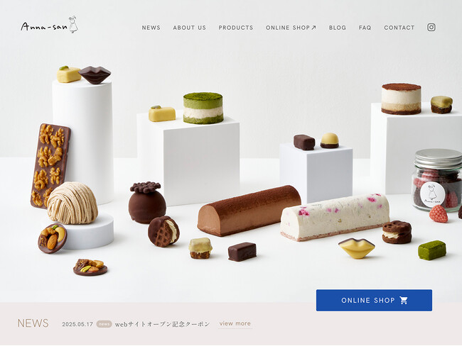 ギフトにも人気のロースイーツ「テリーヌ・オ・ショコラ」、Anna-sanが公式ブランドサイトを公開