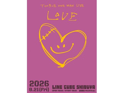 TOOBOE、ツアーファイナルで電撃発表──SHIBUYA LINE CUBEワンマン「ONE MAN LIVE 2026 