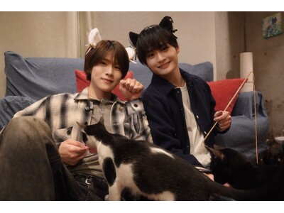 次世代ボーイズグループDXTEEN 大久保波留＆寺尾香信が“推し猫”を決定！？猫だけのライブ配信アプリ「nekochan」で“猫尽くしの生配信”を実施！